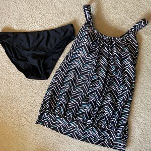 Womens two piece tankini.